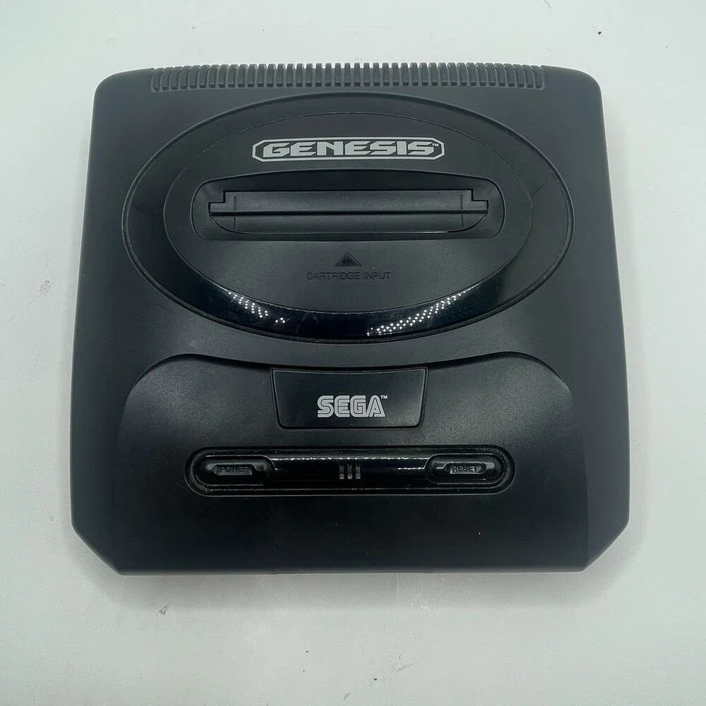 Black Sega Genesis Model 2 MK-1631 16-Bit Retro System Console Only